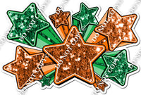 XL Star Bundle - Orange & Green