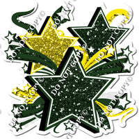 Hunter Green & Yellow Star Bundle w/ Variant