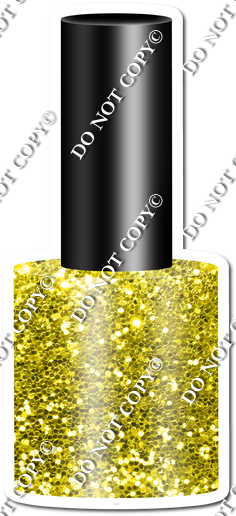 Sparkle Yellow Nail Polish w/ Variant