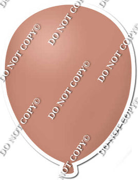 Flat - Rose Gold Balloon - Style 2