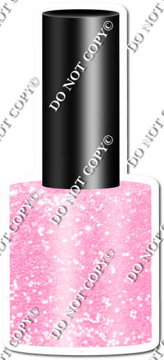 Sparkle Baby Pink Nail Polish w/ Variant