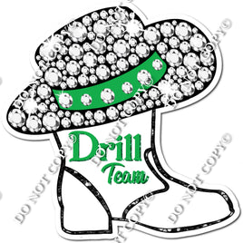 Drill Team Boots - Green