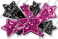 XL Star Bundle - Hot Pink & Black