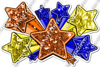 XL Star Bundle - Orange, Blue, Yellow