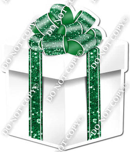 Sparkle - White & Green Present - Style 4