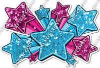 XL Star Bundle - Caribbean & Hot Pink