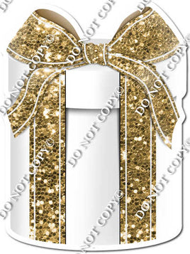 Sparkle - White & Gold Present - Style 3