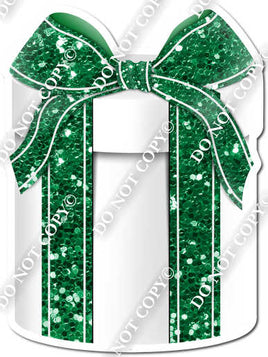 Sparkle - White & Green Present - Style 3