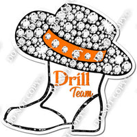 Drill Team Boots - Orange