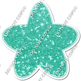 Rounded Sparkle Mint Star