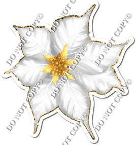 White Christmas Flower w/ Variant