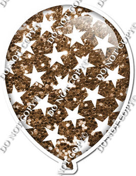 Sparkle Chocolate with Star Pattern Balloon
