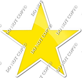 Flat - Yellow Star - Style 1