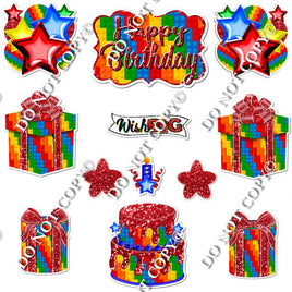 12 pc Quick Sets #2 - Building Block & Red Flair-hbd0345