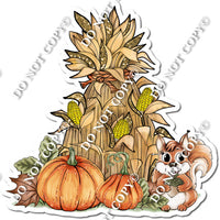 Corn / Hay, Pumpkins, & Squirrel w/ Variants