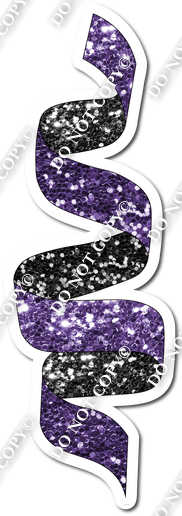 Black & Purple Streamer - Style 1