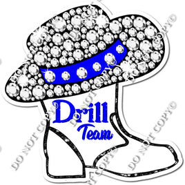 Drill Team Boots - Blue