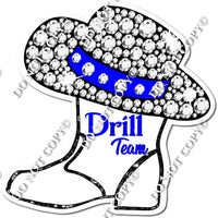 Drill Team Boots - Blue