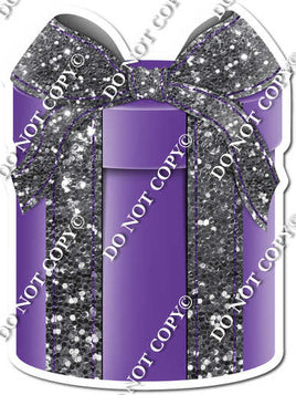 Sparkle - Purple & Silver Present - Style 3