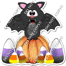 Bat on a Pumpkin