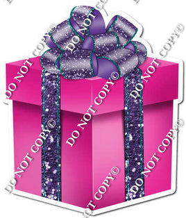 Sparkle - Pink, Purple & Teal Present - Style 4