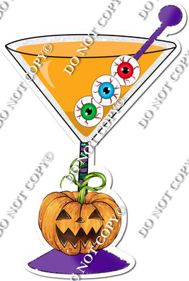 Orange w/ Pumpkin Halloween Drink w/ Variants