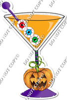 Orange w/ Pumpkin Halloween Drink w/ Variants