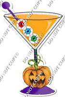 Orange w/ Pumpkin Halloween Drink