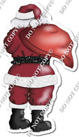 Santa Carrying Toy Bag w/ Variant