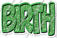 Lime Sparkle Birth Statements w/ Variant