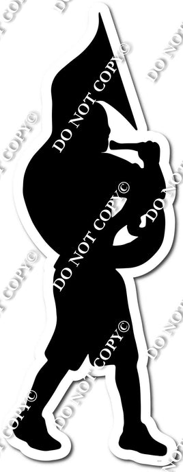 Marching Band - Tuba Silhouette