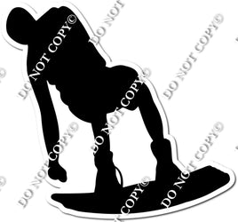 Wakeboarder Silhouette #1 w/ Variants