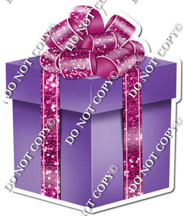 Sparkle - Purple, Hot Pink & Baby Pink Present - Style 4