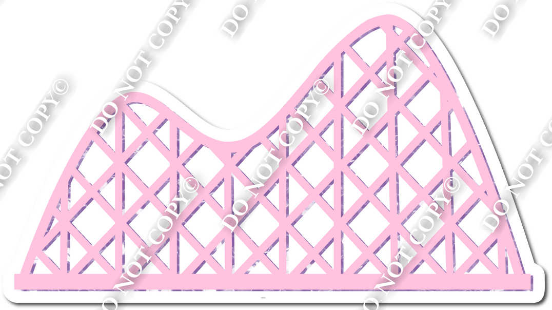 Pink Roller Coaster| Sign Swag USA