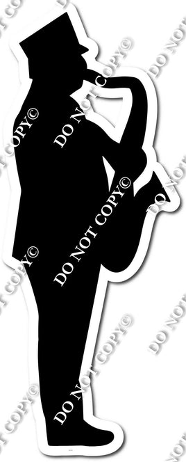 Marching Band - Saxophone Silhouette
