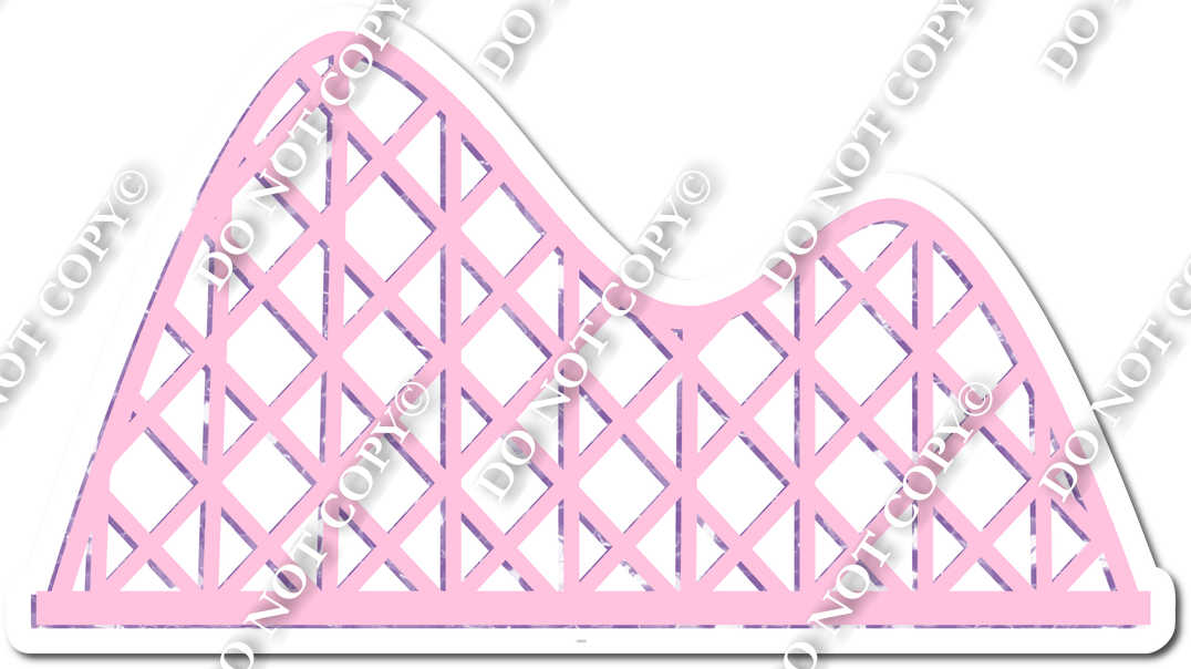 Pink Roller Coaster| Sign Swag USA