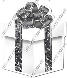 Sparkle - White & Silver Present - Style 4