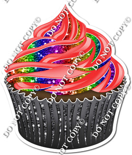 Chocolate Cupcake - Rainbow w/ Variants