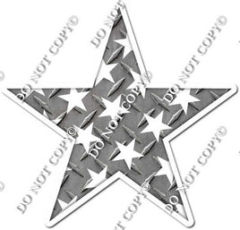 Diamond Plate with Star Pattern Star