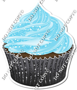 Chocolate Cupcake - Baby Blue w/ Variants