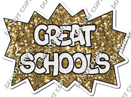 Great Schools Statement - Gold w/ Variants
