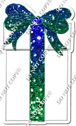 Blue & Green Ombre Present