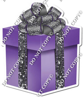 Sparkle - Purple & Silver Present - Style 4
