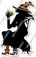 Witch Drinking Silhouette w/ Variants