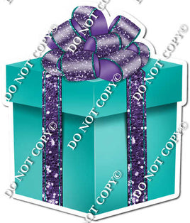 Sparkle - Teal & Purple Present - Style 4