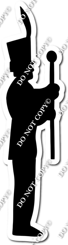 Marching Band - Drum Major Silhouette