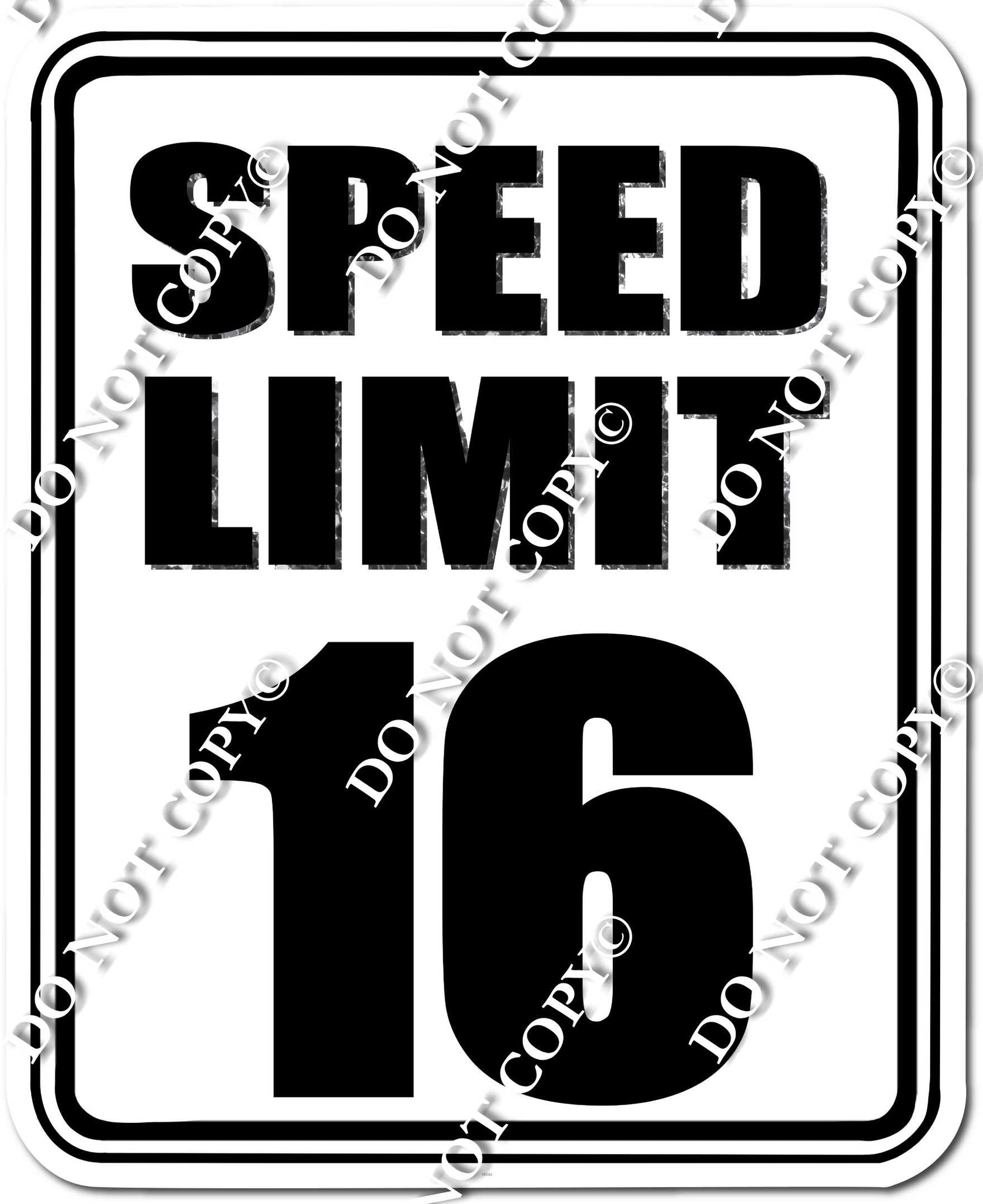 Speed Limit 16| Sign Swag USA