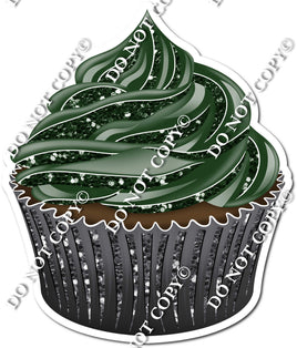 Chocolate Cupcake - Hunter Green w/ Variants