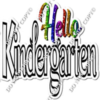 Hello Kindergarten Statement w/ Variants