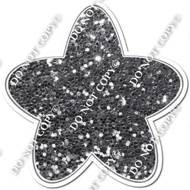 Rounded Sparkle Silver Star